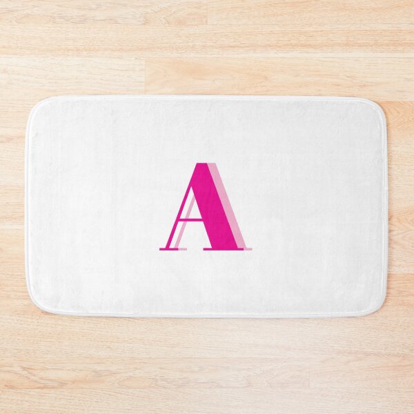 Item preview, Letter A in Pink – Cute Alphabet Initial Monogram Design designed and sold by Monika Howarth.