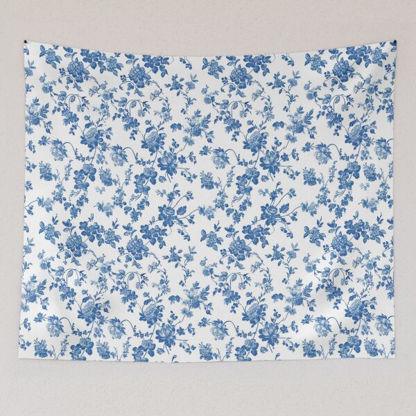 Item preview, Blue Floral Pattern designed and sold by bschwarz23.