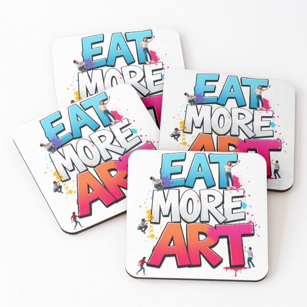 Aperçu de l'œuvre T-shirt design,eat more art créée et vendue par PICT T MOSB.