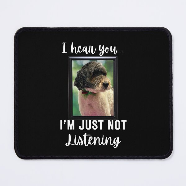 Item preview, Stubborn Parti Goldendoodle Not Listening designed and sold by Fredster1966.