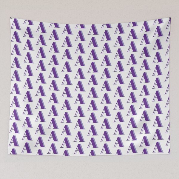 Item preview, Letter A in Purple – Cute Alphabet Initial Monogram Design designed and sold by Monika Howarth.