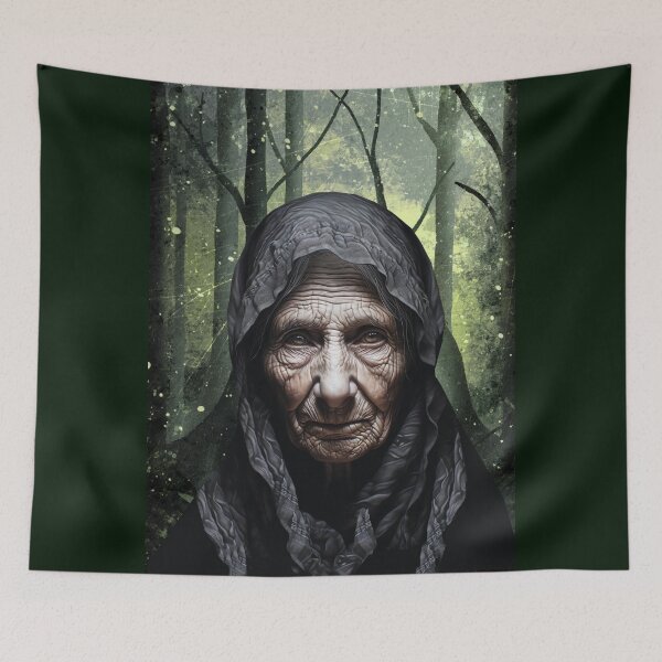 Item preview, OLD HERMIT IN THE FOREST designed and sold by Tammera.