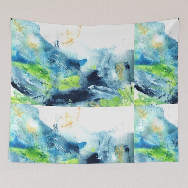 Item preview, 093_ downpour on persian-blue river designed and sold by dana-krystle.