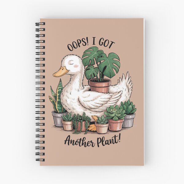 Item preview, Oops I Got Another Plant – Funny Duck and Plant Lover Shirt designed and sold by dkid creations.