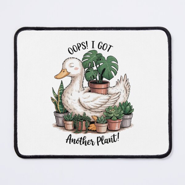 Item preview, Oops I Got Another Plant – Funny Duck and Plant Lover Shirt designed and sold by dkid creations.