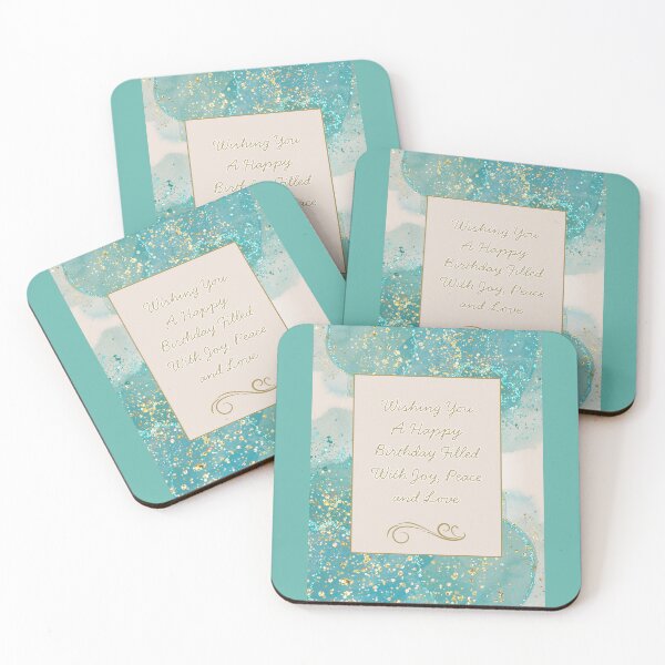 Item preview, HAPPY BIRTHDAY, JADE, PARTY, CARD, CRYSTAL, LOVE, GOLD designed and sold by AASparksDesigns.