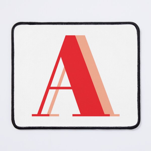 Item preview, Letter A in Orange – Cute Alphabet Initial Monogram Design designed and sold by Monika Howarth.