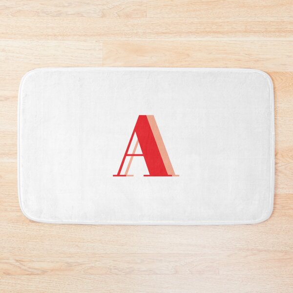 Item preview, Letter A in Orange – Cute Alphabet Initial Monogram Design designed and sold by Monika Howarth.