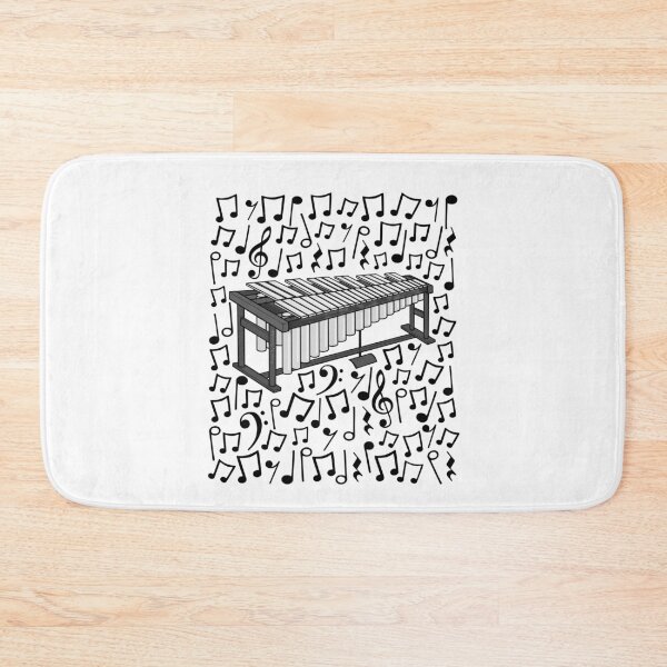 Item preview, Vibraphone Musical Notes Percussionist Percussion Teacher Musician designed and sold by doodlerob.
