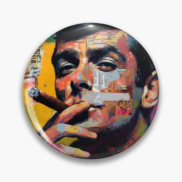 Item preview, Own the Moment - Bold Cigar Statement in a Collage of Color and Confidence designed and sold by OlfactoART Studio.
