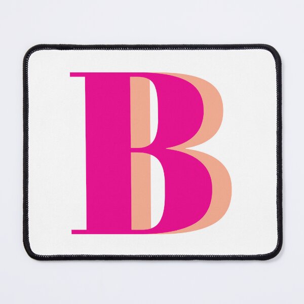 Item preview, Letter B in Pink – Cute Alphabet Initial Monogram Design designed and sold by Monika Howarth.