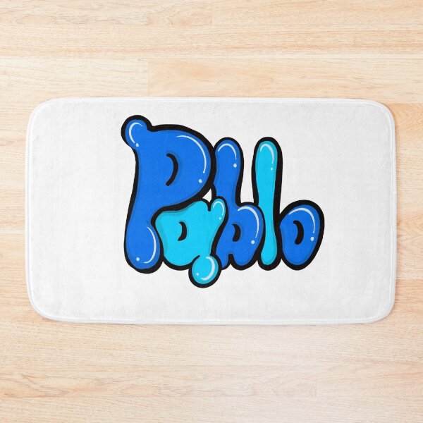 Item preview, Pablo Top 100 popular boys and men name Blue graffiti bubble letters Personalized Custom Name gift ideas for Pablo designed and sold by Artonmytee.