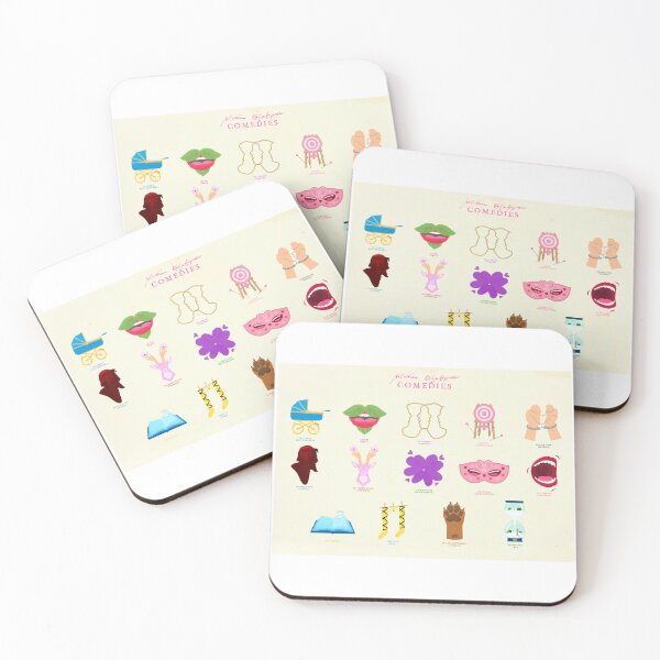 Item preview, Simply Shakespeare Comedies designed and sold by hapb art.