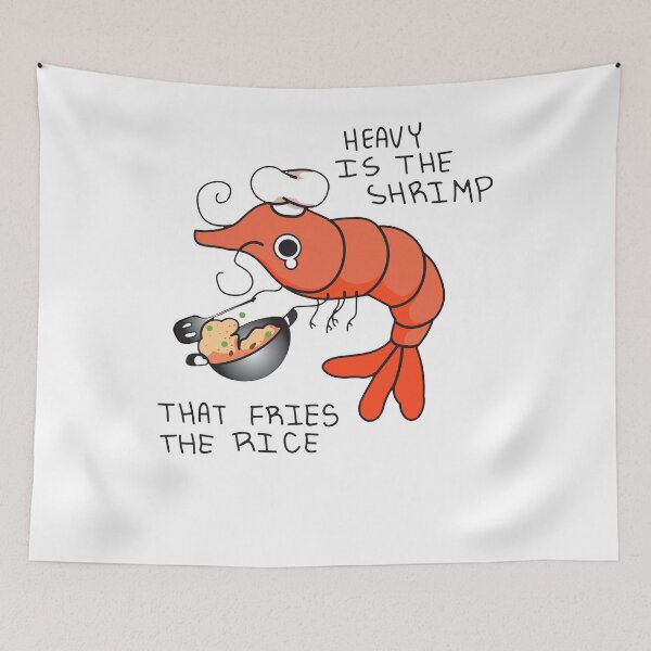 Item preview, Funny shrimp chef designed and sold by CarrieTDesigns.