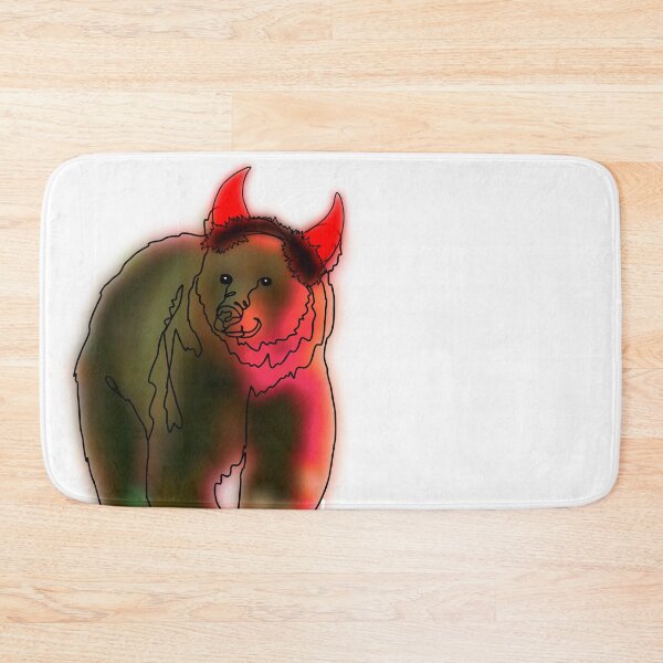 Item preview, Bear with Devil Horns – animalzinhats designed and sold by Ashley’sAnimalz.