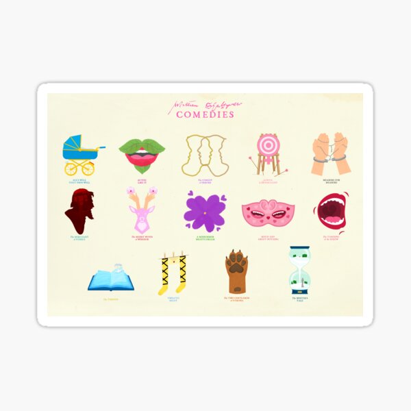 Item preview, Simply Shakespeare Comedies designed and sold by hapb art.
