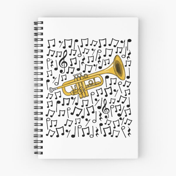 Item preview, Trumpet Musical Notes Trumpeter Brass Teacher Musician designed and sold by doodlerob.
