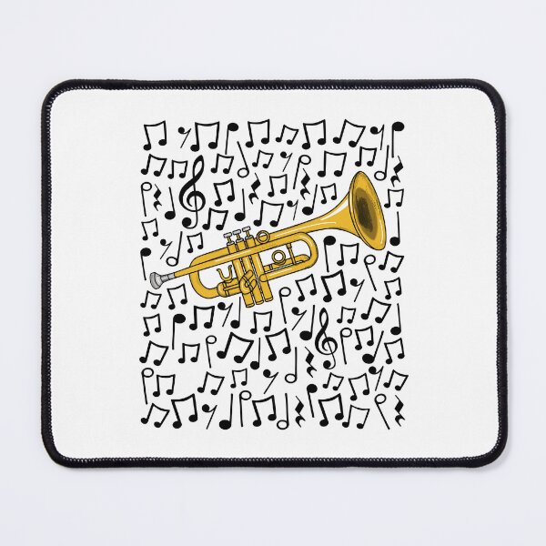 Item preview, Trumpet Musical Notes Trumpeter Brass Teacher Musician designed and sold by doodlerob.