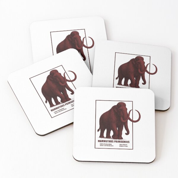 Item preview, Mammuthus Primigenius – Vintage Prehistoric Illustration designed and sold by SlatoMato.