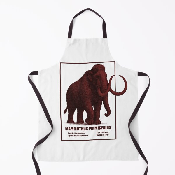 Item preview, Mammuthus Primigenius – Vintage Prehistoric Illustration designed and sold by SlatoMato.