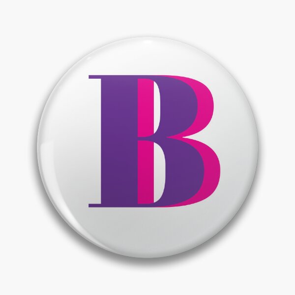 Item preview, Letter B in Purple – Cute Alphabet Initial Monogram Design designed and sold by Monika Howarth.