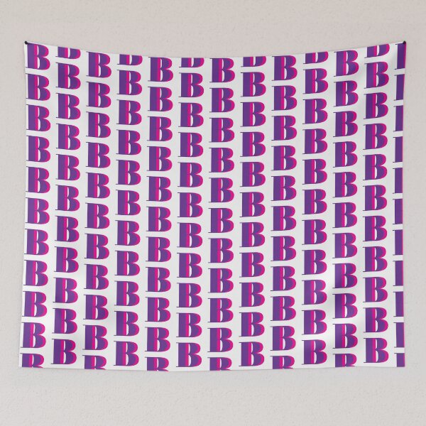 Item preview, Letter B in Purple – Cute Alphabet Initial Monogram Design designed and sold by Monika Howarth.