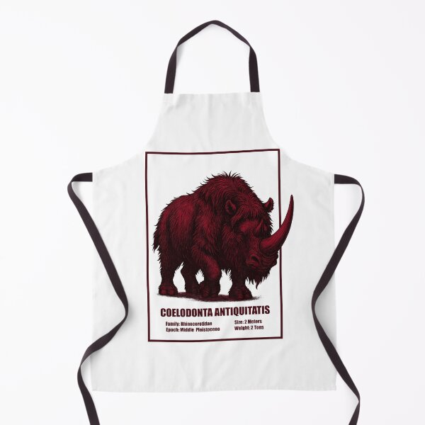Item preview, Coeldonta Antiquatis – Vintage Prehistoric Illustration designed and sold by SlatoMato.