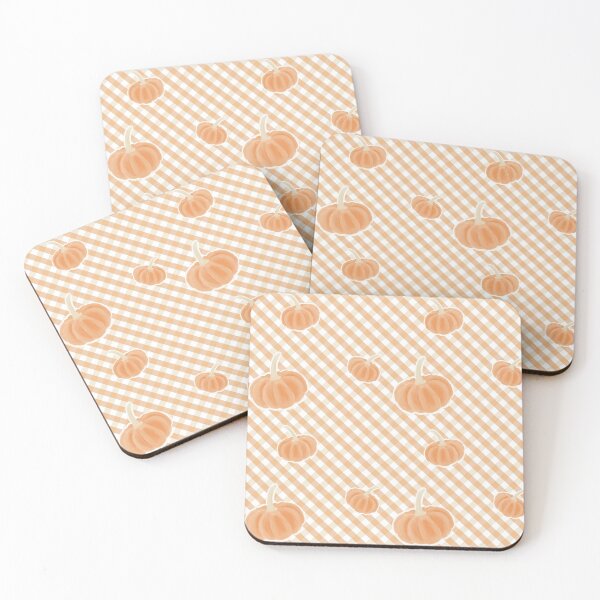 Item preview, Pumpkin Gingham Fall Pattern – Soft Autumn Aesthetic designed and sold by lilbowwie.