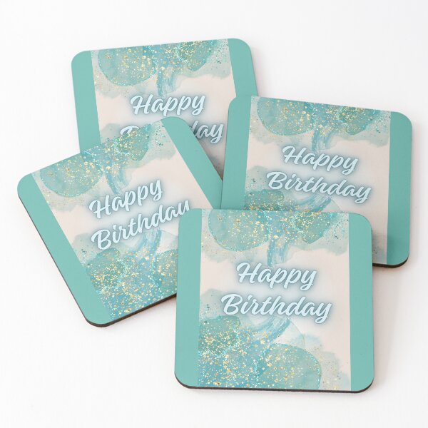 Item preview, HAPPY BIRTHDAY, JADE PARTY, CARD, CRYSTAL, SPARKLE designed and sold by AASparksDesigns.