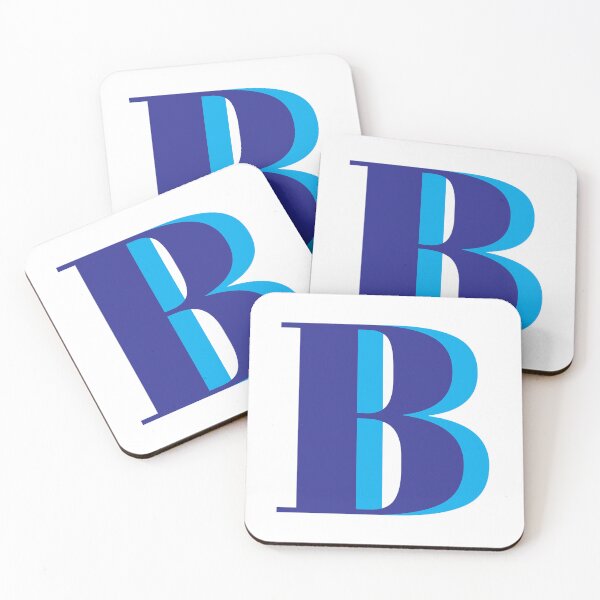 Item preview, Letter B in Blue – Cute Alphabet Initial Monogram Design designed and sold by Monika Howarth.
