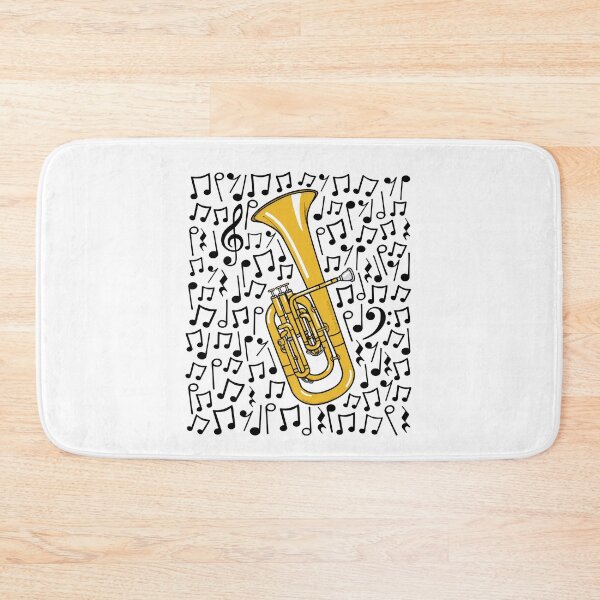 Item preview, Tenor Horn Musical Notes Hornist Brass Teacher Musician designed and sold by doodlerob.