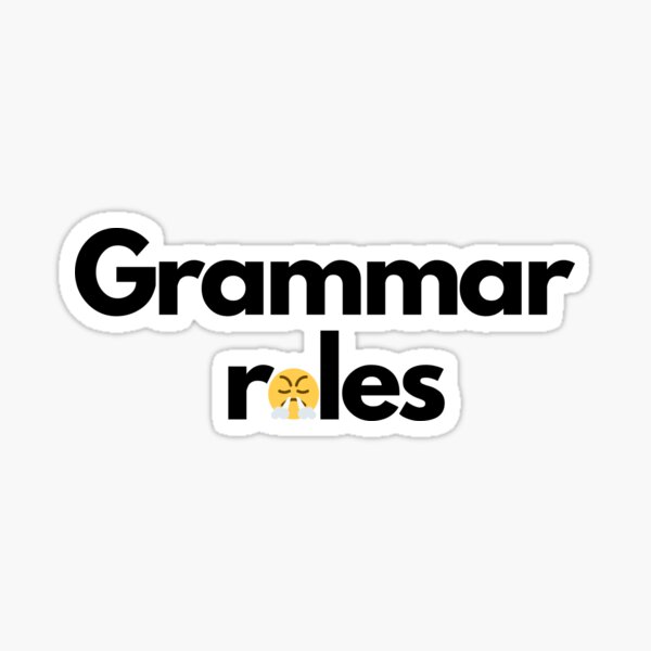 Item preview, Grammar rules designed and sold by trullyme.