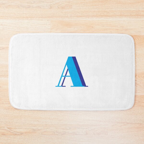 Item preview, Letter A in Blue – Cute Alphabet Initial Monogram Design designed and sold by Monika Howarth.