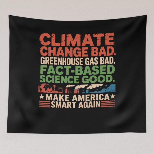 Item preview, Climate Change Bad – Bold Environmental Awareness Design designed and sold by GiftedExplorer.