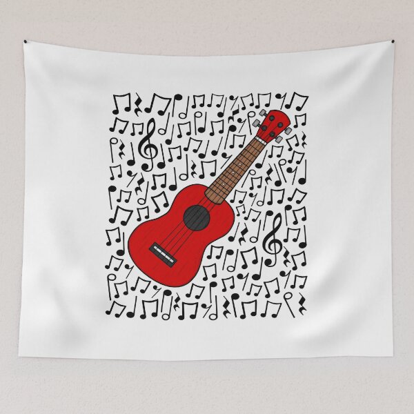 Item preview, Ukulele Musical Notes Ukulelist Music Teacher Musician designed and sold by doodlerob.