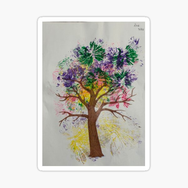 Vista previa del artículo con la obra «Zoe - Árbol genealógico», diseñado y vendido por ZeeBee4.