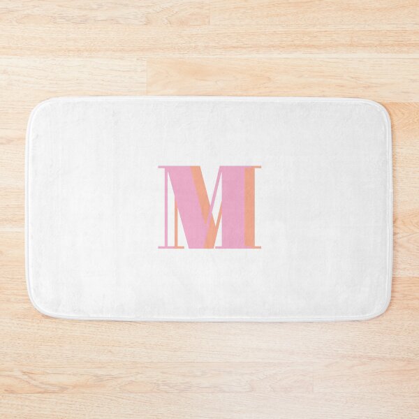 Item preview, Letter M in pastel pink – Cute Alphabet Initial Monogram Design designed and sold by Monika Howarth.