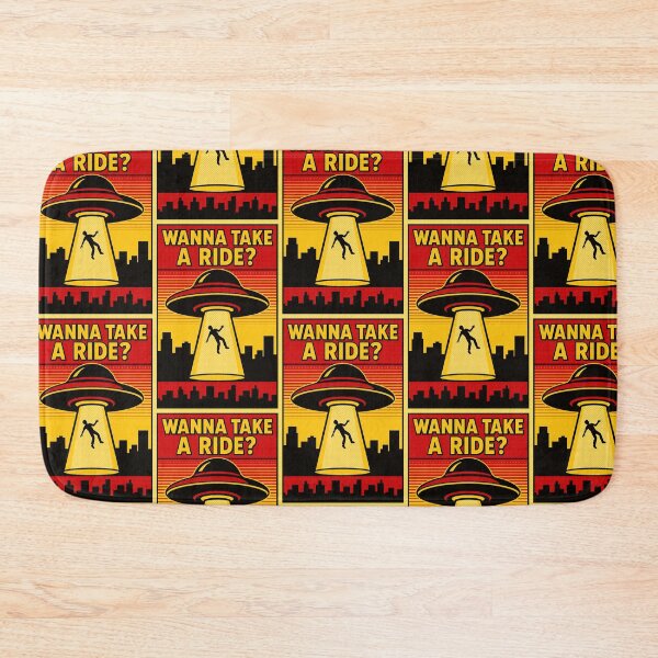 Item preview, Wanna Take A Ride? – Retro 80s and 90s UFO Abduction - Art Bell designed and sold by Benito Del Ray.
