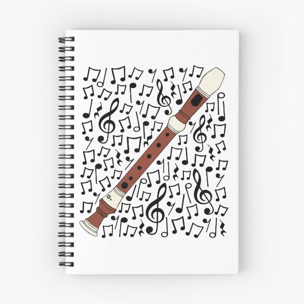 Item preview, Recorder Player Musical Notes Music Teacher Woodwind Musician designed and sold by doodlerob.