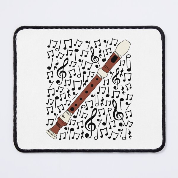 Item preview, Recorder Player Musical Notes Music Teacher Woodwind Musician designed and sold by doodlerob.