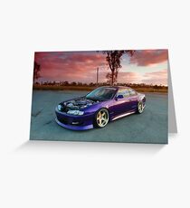 Turbo S14 Nissan Greeting Card