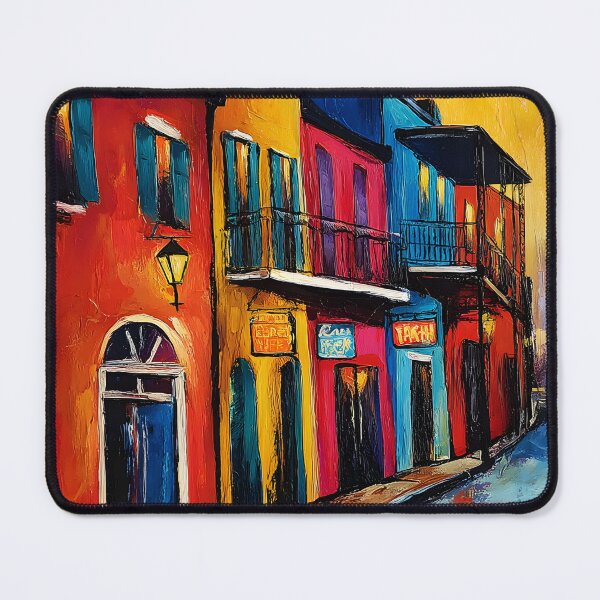 Item preview, Experience the Radiant Pulse of New Orleans Streets with Bold Colors and Dynamic Light designed and sold by OlfactoART Studio.