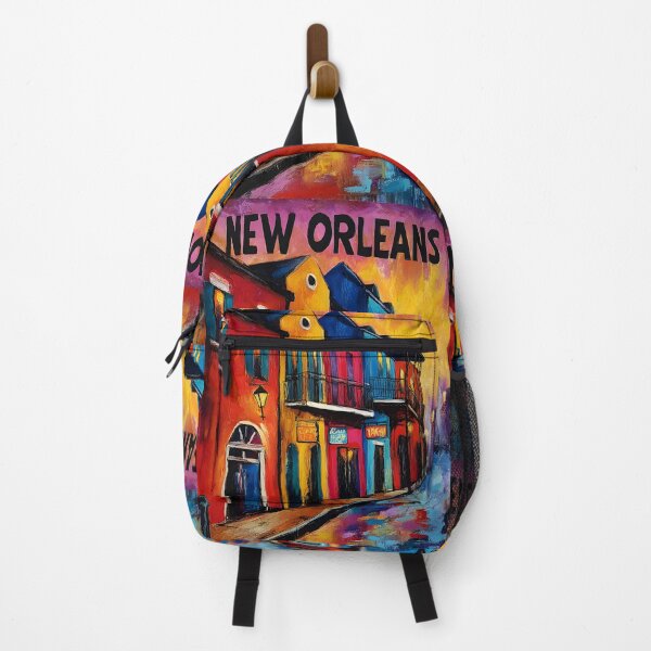 Artikelvorschau, Erleben Sie den strahlenden Puls der Straßen von New Orleans mit kräftigen Farben und dynamischem Licht entworfen und verkauft von OlfactoART Studio.