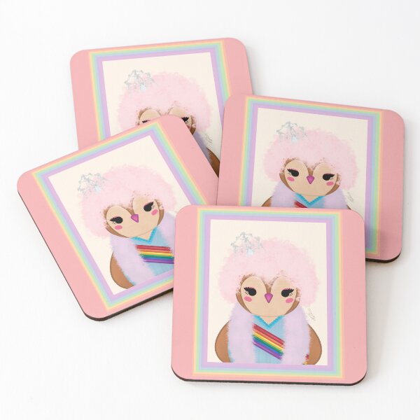 Item preview, Fabric Bird | Pride 2025 - Miss Pride (Pastel Version 2) designed and sold by digidoodles.