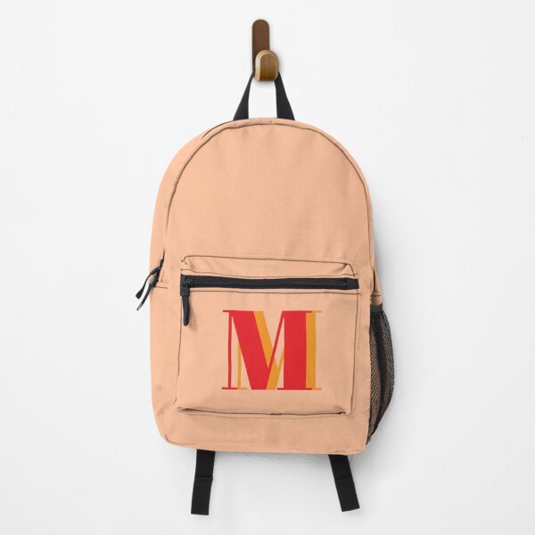 Item preview, Letter M in orange – Cute Alphabet Initial Monogram Design designed and sold by Monika Howarth.