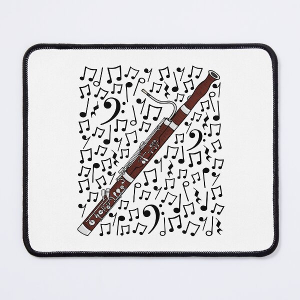 Item preview, Bassoon Musical Notes Music Teacher Bassoonist Woodwind Musician designed and sold by doodlerob.