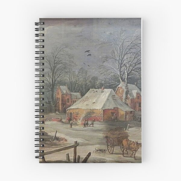 Item preview, A Village Street in Winter designed and sold by tomorrowsart.