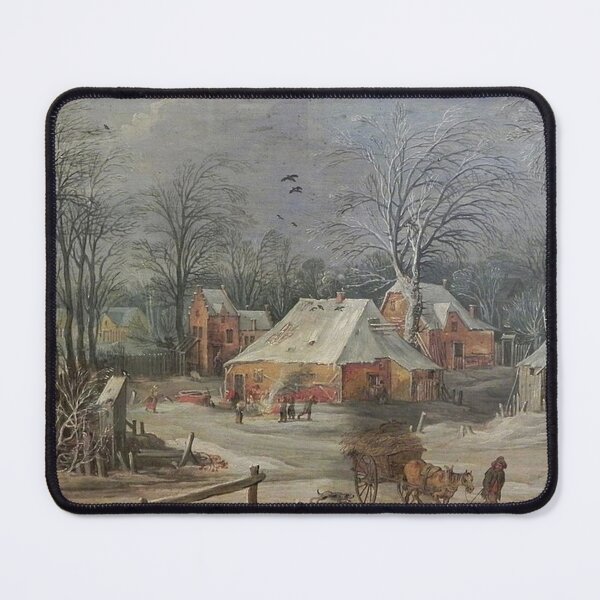 Item preview, A Village Street in Winter designed and sold by tomorrowsart.