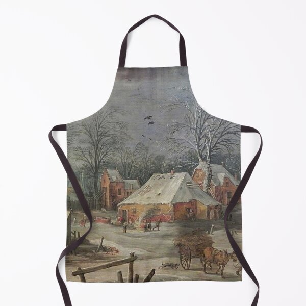 Item preview, A Village Street in Winter designed and sold by tomorrowsart.