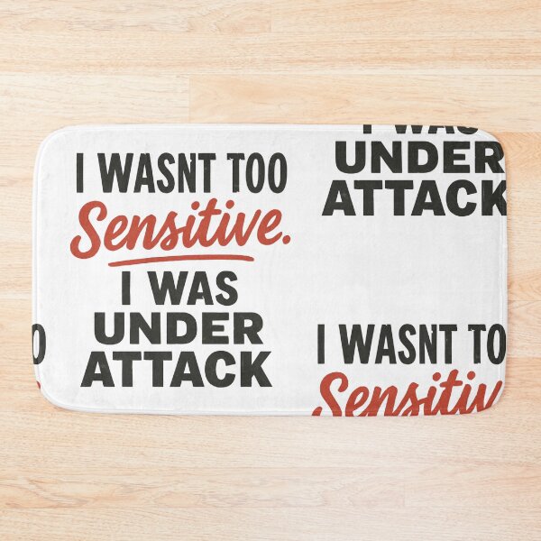 Item preview, I Wasn’t Too Sensitive – Emotional Abuse Recovery Quote Design designed and sold by Quiet Power Co..